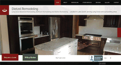 Desktop Screenshot of dietzelremodeling.com